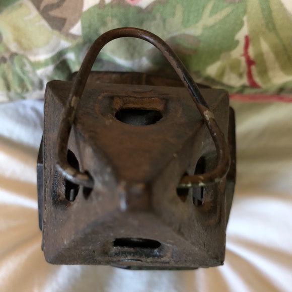 Vintage Candle TwinkleLight Cast Iron Church Steeple Hanging Decoration OldWorld - Picture 9 of 16